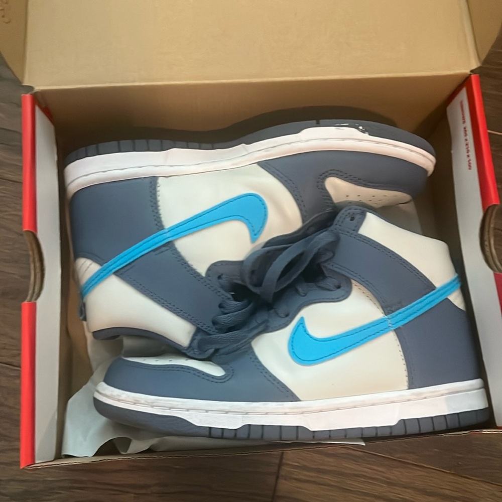Nike Dunk High. Big Girls Size 3.5